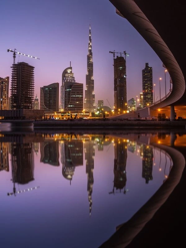 Dubai ciudad noche