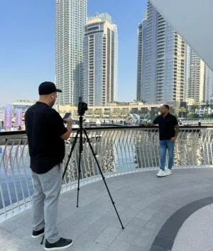 Gestoria Dubai grabacion podcast